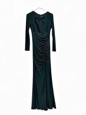 Xscape Formal Dress/Long Evening Gown in pine green